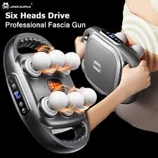 Tijarah™ 6 head deep tissue massage gun
